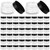 150 Pack 1 Oz Plastic Container Jar with Lids - Mini Small Round Clear Cosmetic Jars and Labels BPA Free for Lotion, Cream, Ointments, Samples, Makeup, Travel Storage
