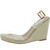 Steve Madden Women's Uri Wedge Sandal, Clear, 9.5