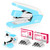 Deli Effortless Desktop Stapler, Heavy Duty Stapler, 40-50 Sheet Capacity, One Finger, No Effort, Includes Staples & Staple Remover, Sky Blue