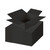 WHYNONAP 7x5x4 inches Shipping Boxes 25 pack, Packing Small Plastic Shipping Box for Packaging Small Business, Black Plastic Cardboard Boxes for Gifts, Mailing,