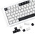 Bow Keycaps 168 Keys, Minimalist Style Black on White Keycaps, Double Shot PBT Custom Keycap Set, Cherry Profile Keyboard Keycaps for Cherry Gateron MX Switches Mechanical Keyboard