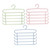 3pcs Multi Layer Clothes Hanger Coat Hanger Trousers Hanging Rack Trouser Hanging Racks Household Clothes Hangers Pants Hangers Rack Hanger for Scarves Belt Hangers Tie Wardrobe Pp