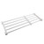 MAGICLULU 1pc Wardrobe Layered Partition Wall Mounted Holder Pantry Separators Shelf Tension Rod Closet Rack Clothing Storage Rack Adjustable Shelves Compartment Dorm Artifact White Abs