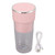 Portable Blender, Personal Size Electric USB Juicer Cup Mini Blender USB Travel Juice Cup Electric USB Juicer Blender Portable Blender Cup, 300ml, Pink