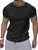 SOLY HUX Men's Letter Print T Shirts Mock Neck Short Sleeve Graphic Tees Tops Black Letter Medium SOLY HUX Men's Letter Print T Shirts Mock Neck Short Sleeve Graphic Tees Tops Black Letter Medium