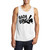 WINGZOO Workout Tank Top for Men-Mens Novelty Funny Graphic Fitness Gym Racerback Sleeveless Shirts White XL