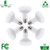 BR25 LED Bulb, 9W (90W Equivalent), 2700K (Warm White Glow), Dimmable, Wide Flood Light Bulb, Medium Base (E26), for General Room Lighting, Living Room, Dining Room, 6-Pack