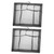 ABOOFAN 2pcs Underwear Storage Box Hanging Drawers for Closet Underwear Cabinet Divider Underwear Organizer Underwear Drawer Dividers Underwear Divider Inner Wardrobe Polyester Foldable