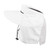 MCap Taslon UV Visor, White Medium/Large