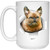 Funny Brussels Griffon Gray Red Gifts For Dog Moms And Dads Christmas 2023 Gifts Coffee Mug White 15 Oz