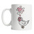 Cute Delaware Chicken Coffee Mug Delaware Chicken With Hearts Mug (11oz)