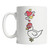 Cute Leghorn Chicken Coffee Mug Leghorn Chicken With Hearts Mug (11oz)