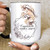 Capricorn Zodiac Sign Mug | Watercolor Goat Constellation Horoscope Ceramic Cup | December January Birthday Gift Microwave Dishwasher Safe