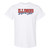 UGP Campus Apparel AS17 - Illinois Fighting Illini Fresh Script T Shirt - Large - White