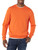 Amazon Essentials Men's Crewneck Sweater (Available in Big & Tall), Orange, Large