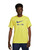 Air Men's Graphic T-Shirt (US, Alpha, Large, Regular, Regular, Yellow/Blue)