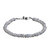 Natural Rainbow Moonstone Beaded Bracelet Blue Fire Gemstone Bracelet 925 Sterling Silver Bracelet Gift For Women & Girls