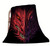 Dragon Throw Blanket,Fantasy Head of Angry Red Dragon Soft Warm Decorative Throw Blanket for Bed Chair Couch Sofa 50"X60"