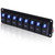 Rocker Switch Panel 8 Gang Aluminum Waterproof 12V/24V Toggle Switch Panel, On-Off Car Boat Switch, Pre-Wired Switch Panel for Marine Boat Automotive Car RV Truck Vehicles Blue Light