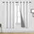100% Blackout Curtains for Living Room Thermal Insulated Light Blocking Full Room Darkening Noise Reducing Draperies Grommet 2 Panels Curtain (Greyish White,52" W x 72" L)