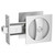 Satin Nickel Pocket Door Hardware, Pocket Door Lock Satin Nickel, Square Locks for Pocket Doors(1 Pack, Satin Nickel)