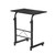 Mobile Sofa Side Table Rolling Bed Table Snack Table, Height Adjustable Portable Laptop Computer Stand Desks Breakfast Tray Table with Wheels for Living Room Bedroom, Black