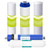 5-stage 75G GPD Reverse Osmosis System Replacement Filter Set 1-Year, Under Sink RO Water Filter System Kit Compatible with Most 10" Water Filtration System, 1/4" Output.