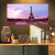 PT9266-32-16 Eiffel Tower in Purple Tone-Landscape Photo Canvas Print-32x16, 32 x 16