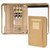 Military Zippered Padfolio and Tactical Notebook Cover with Legal Pad for A4 Folder, Large OCP Binder Planner for Men and Women - Army Leaders Book Organizer(Coyote)