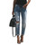 Women's Ripped Stretch Skinny Boyfriend Jeans Cute Distressed Denim Pants