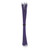 Cut & Stripped Wire, 14 AWG, Solid, Violet 18" Leads - 25 Pieces