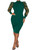 Women's Sexy Ribbed Bodycon Dress Lace Long Sleeve Slim Fit Midi Dress Turtle Neck Night Club Party Dresses Green XL Women's Sexy Ribbed Bodycon Dress Lace Long Sleeve Slim Fit Midi Dress Turtle Neck Night Club Party Dresses Green XL