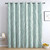 Green Leaf Curtains for Bedroom Living Room, Botanical Blackout Curtains 63 Inch Length, Leaves Patterned Grommet Drapes 2 Panels Set, Window Treatments & Home Decor