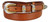Silver and Gold Buckle Set Oil-Tanned Genuine Leather Western Ranger Belt for Women (Tan, 46)