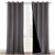 Full Shading Curtains 90 inches Long 2 Panels Set for Windows, Super Heavy-Duty Black Lined Blackout Curtains for Bedroom, Privacy Assured Window Treatment (Grey, Pack of 2, 52 inches W)