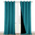 Full Shading Curtains 90 inches Long 2 Panels Set for Windows, Super Heavy-Duty Black Lined Blackout Curtains for Bedroom, Privacy Assured Window Treatment (Peacock Teal, 52 inches W)
