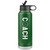 Volleyball Coach Water Bottle - 32oz Insulated Engraved Stainless Steel Flip Top With Straw Volleyball Coach Gift Green