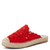 Women's Tilly Slide Sandal Red EU 39 / US 8.5