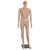 Male Mannequin Full Body Adjustable Mannequin Torso Dress Form with Metal Base 73inches