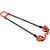Chain Drum Lifter, 2000 lbs Capacity?with G80 Lifting Chain Sling,for Lifting 30 and 55 Gallon Closed Metal/Plastic Drums with a top Lip.