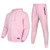men tracksuit 2 pieces fleece hoodie outfits fashion sweatsuit set for big and tall men jogging suit outdoor sportswear plue size(23pink,4x)