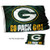 WinCraft Green Bay Packers Double Sided Go Pack Go Flag