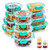 34pcs Glass Food Storage Containers with Lids Set, Airtight Glass Meal Prep Containers (17 Containers & 17 Lids),Leak Proof Lunch Containers BPA-Free, Microwave, Oven, Freezer & Dishwasher,Green