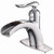 BWE Waterfall Spout Single Handle One Hole Chrome Bathroom Sink Faucet Deck Mount lavatory Faucets Commercial