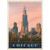 Chicago Skyline: Lake Michigan, Vintage Poster - Premium 1000 Piece Jigsaw Puzzle for Adults