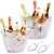 Ice Bucket 4 Liter and 8 Liter Ice Bucket Beverage Tub Champagne Wine Bucket for Parties Plastic Acrylic Ice Tub with Scoops for Cocktail Bar