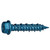 1/4" x 1-1/4" TorqueMaster Star Drive Hex Washer Head Masonry Screws, 100 Pieces, Concrete Screws, Rust Resistance, High Strength Durable Alloy Steel, Driver Bit & Masonry Drill Bit Included