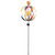 Solar Powered Butterfly Double Kinetic Wind Spinner Garden Stake