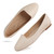 Women's Round Toe Flats Comfortable Suede Slip-on Casual Ballet Shoes Women's Dress Flats?Beige?7?