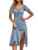 Women's Floral Summer Casual Dress Square Neck Puff Sleeve Boho Midi Dresses Ruched Bust High Waist Split Long Dress Women's Floral Summer Casual Dress Square Neck Puff Sleeve Boho Midi Dresses Ruched Bust High Waist Split Long Dress